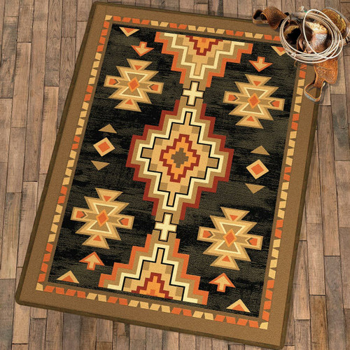 Black Ridge Rug - 8 x 11