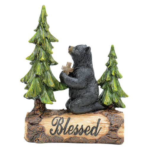 Blessed Praying Bear Figurine