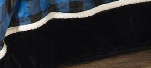 Blue Buffalo Check Bedskirt - Twin