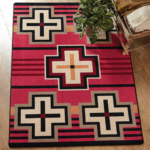 Bounty Red Southwestern Rug - 4 x 5