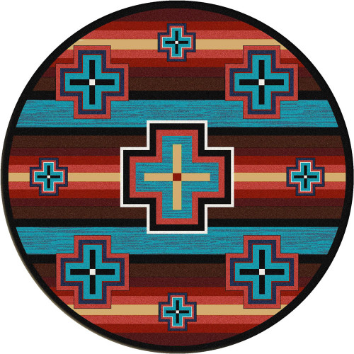 Bright Bounty Rug - 8 Ft. Round