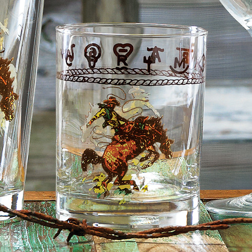 Bronco Buster Double Old Fashioned (Set of 4)