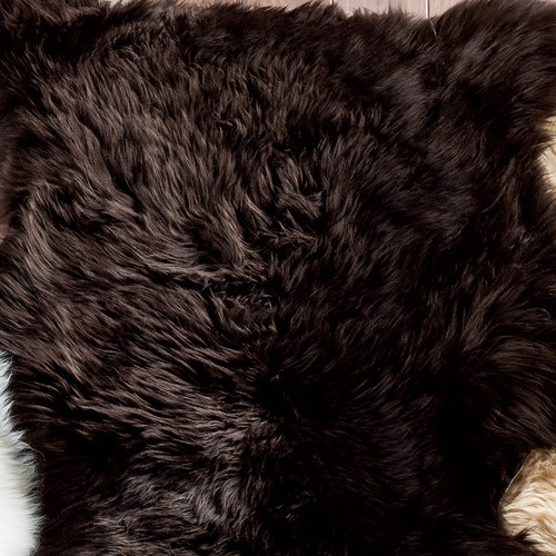 Brown Large Sheepskin Rug