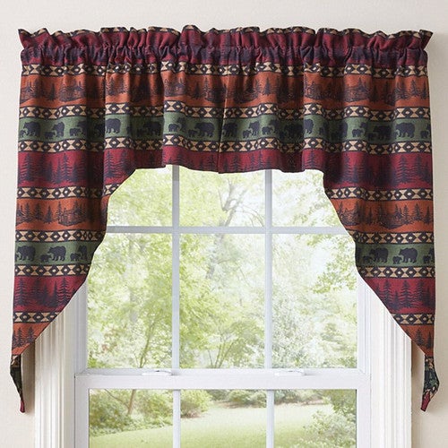 Mountain View Bear Window Treatments