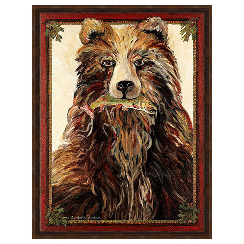 Brushstroke Bear Wall Art