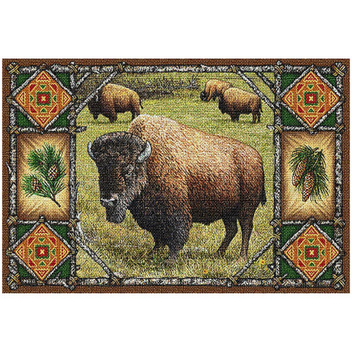 Buffalo Lodge Placemats - Set of 4