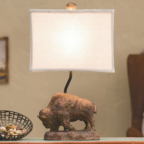 Buffalo Lodge Table Lamps - Set of 2