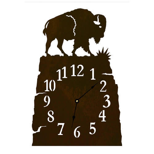 Buffalo Table Clock