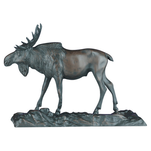Bull Moose Sculpture