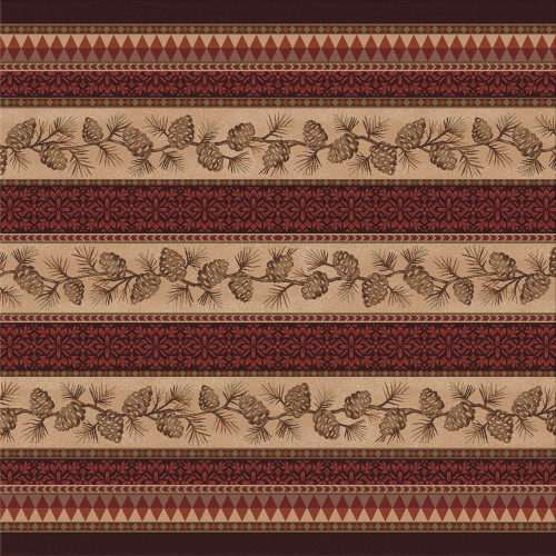 Burnished Pilgrim Pinecone Rug - 8 Ft. Square