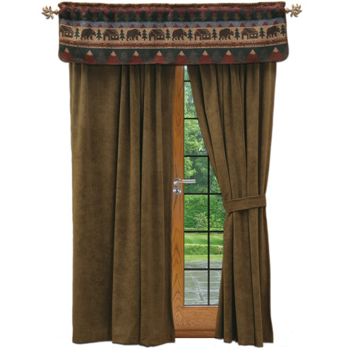 Cabin Bear Drape Set