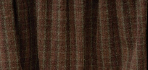 Cabin Bear Gathered Plaid Bedskirt - Full