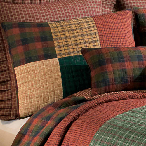 Cabin Plaid King Sham