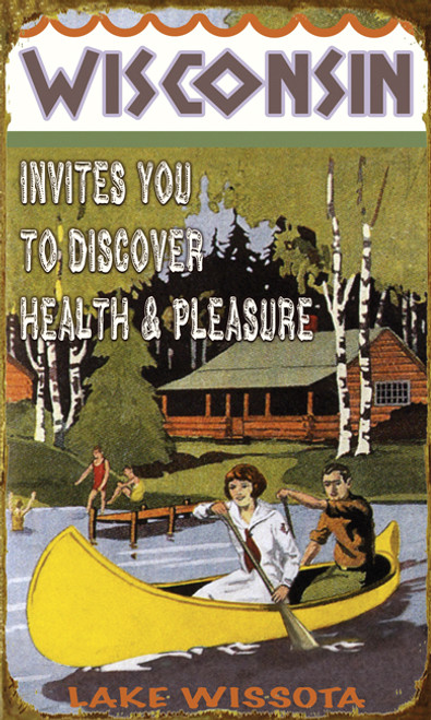 Cabin & Canoe Sign