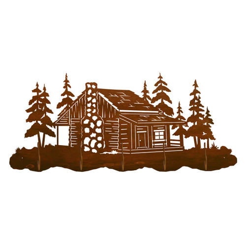 Cabin Scenic 5 Hook Coat Rack