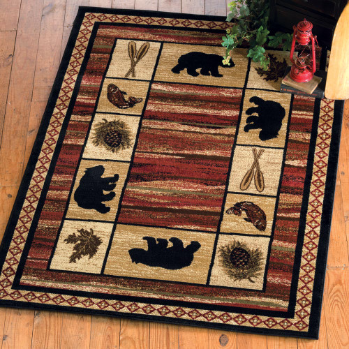 Camp Wild Rug - 2 x 8