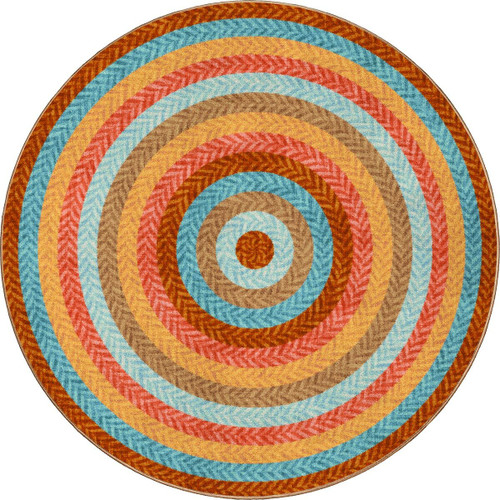 Canyon Hues Rug - 8 Ft. Round