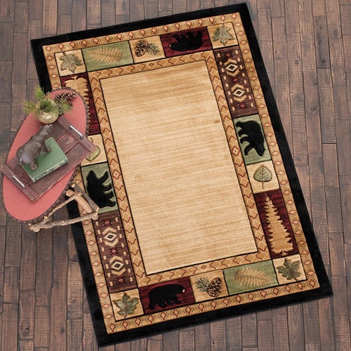 Pine Forest Bears Rug Collection