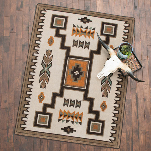 Canyon Shadow Saddle Rug - 4 x 5