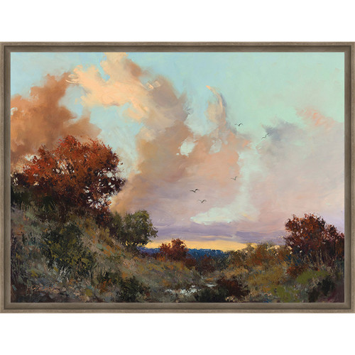 Canyon Sunset Framed Canvas