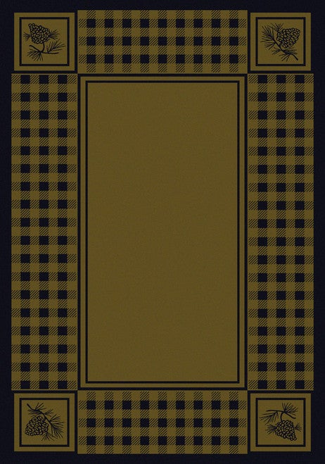 Pine Refuge Green Rug Collection