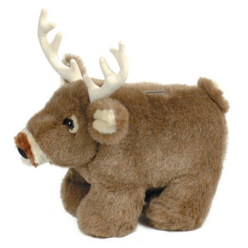 Whitetail Deer Plush Coin Bank