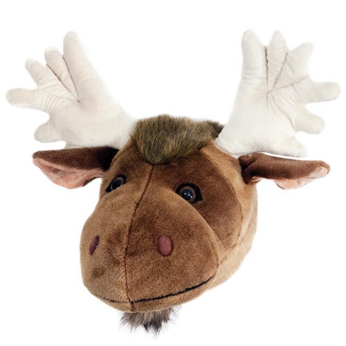 Moose Plush Trophy Head