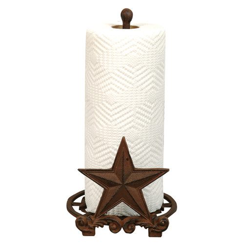 Cast Iron Star Paper Towel Holder