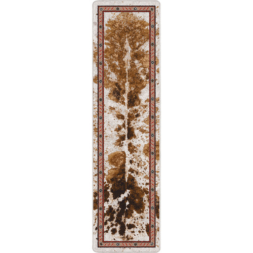 Cattle Drive Spotted Brindle Rug - 2 x 8