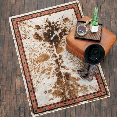 Cattle Drive Spotted Brindle Rug - 3 x 4