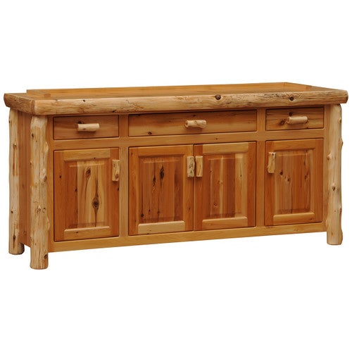 Cedar Log Buffet - 75 Inch