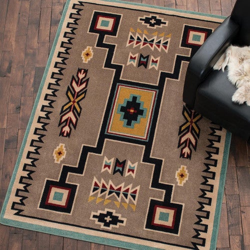 Rainstorm Turquoise Rug Collection