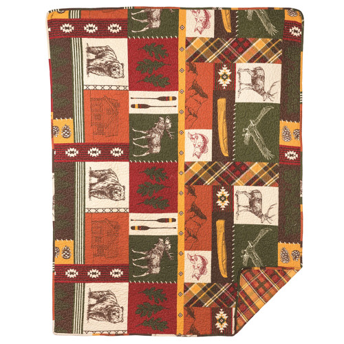 Colorful Cabin Throw