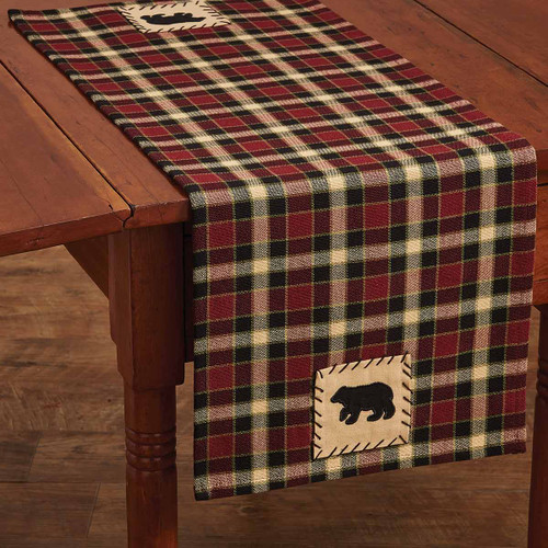 Concord Black Bear Table Runner