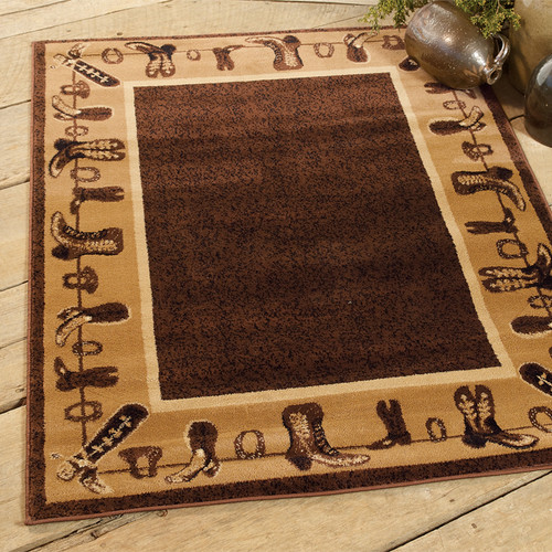 Cowboy Boots Rug - 4 x 5