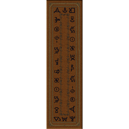 Cowboy Brands Dark Rug - 2 x 8