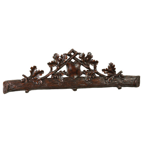 Crest and Oak Leaf Pediment