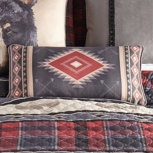 Crimson Diamond Pillow