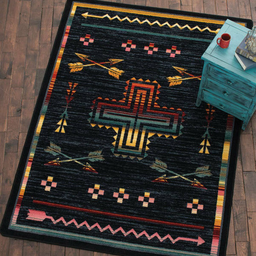 Crossed Arrows Rug - 5 x 8