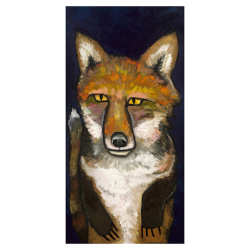 Cunning Fox Midnight Canvas Art