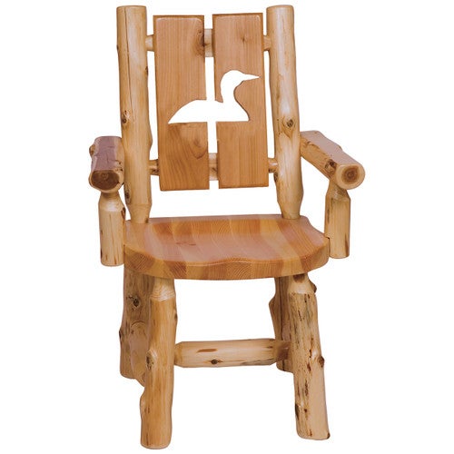 Log Cut-Out Arm Chair - Loon