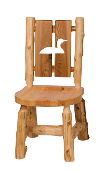 Log Cut-Out Side Chair - Loon