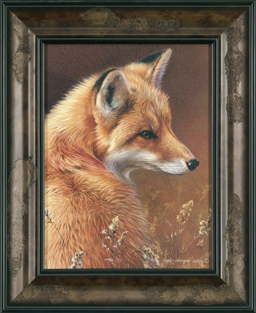 Curious Red Fox Framed Print