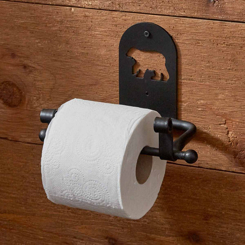 Cutout Bear Silhouette Toilet Paper Holder - OUT OF STOCK UNTIL 06/18/2025