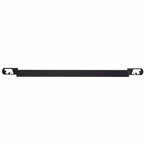 Cutout Bear Silhouette Towel Bar - 24 Inch