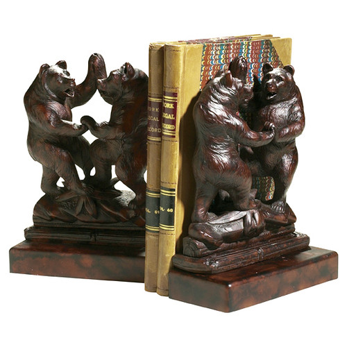 Dancing Bear Bookends