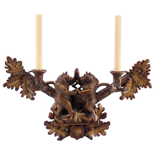 Dancing Bears Wall Candleholder
