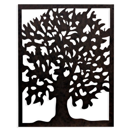 Dark Metal Tree Wall Art