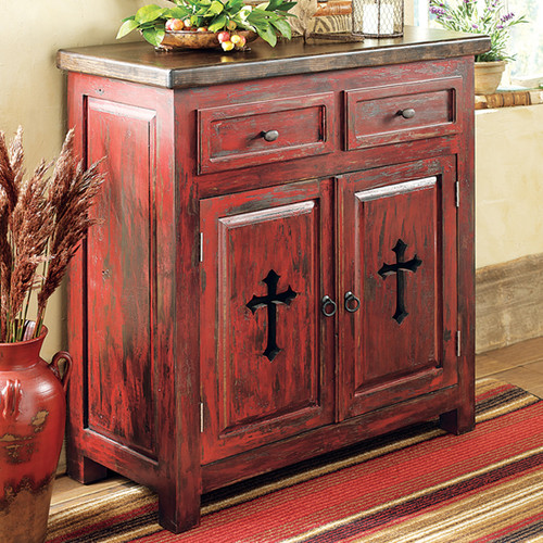 Santa Fe Cross Cabinet