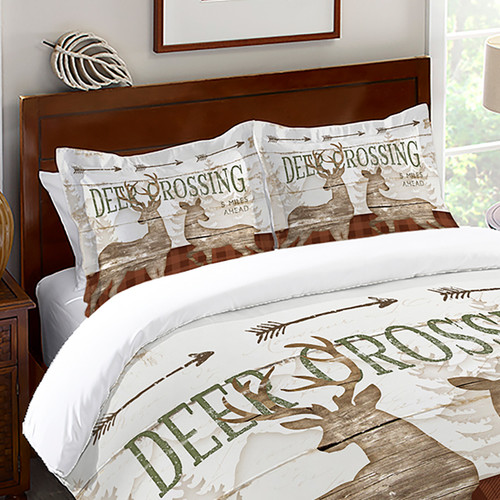 Deer Ahead King Sham